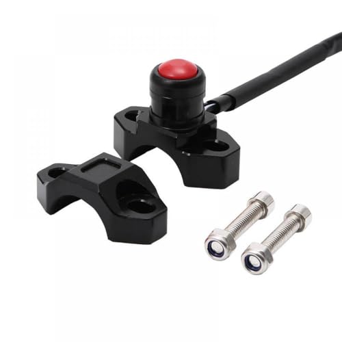 CNC Aluminium Modifizierte Startstop-Zündschalter Kompatibel mit ATV Offroad und Strandfahrzeuge(Black) von SSUMCUWR