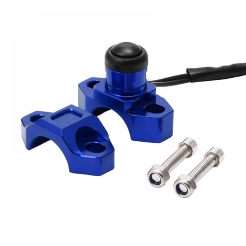 CNC Aluminium Modifizierte Startstop-Zündschalter Kompatibel mit ATV Offroad und Strandfahrzeuge(Blue) von SSUMCUWR