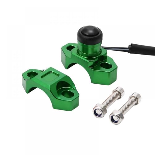 CNC Aluminium Modifizierte Startstop-Zündschalter Kompatibel mit ATV Offroad und Strandfahrzeuge(Green) von SSUMCUWR