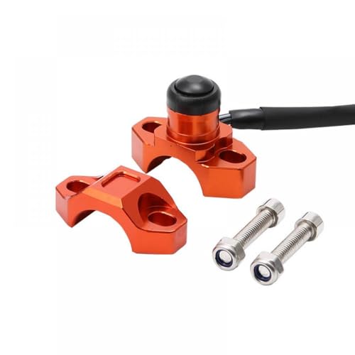 CNC Aluminium Modifizierte Startstop-Zündschalter Kompatibel mit ATV Offroad und Strandfahrzeuge(Orange) von SSUMCUWR