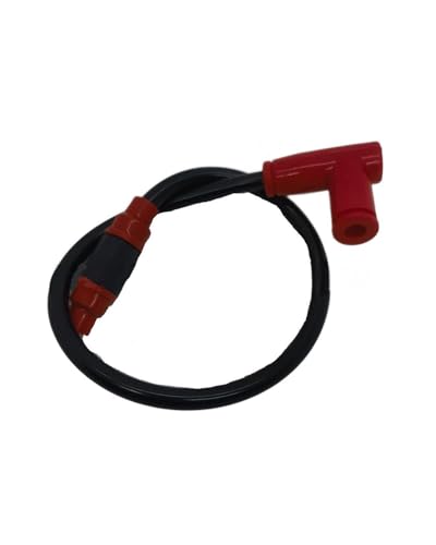 SSUYGF Zündkabelsatz Geeignet Für CG CB50-250 Modifiziertes Hochspannungspaket Motorrad Geländewagen Modifizierte Leitung Zündleitung Startleitung Zündkerzenstecker(Black) von SSUYGF