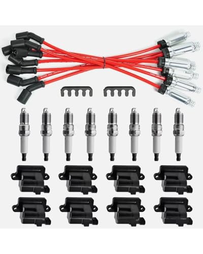 SSUYGF Zündkabelsatz Zündspule Hochspannungspaket Zündkabel UF271 BC1208 12558693 48322R 41-962 Zündkerzenstecker SSUYGF Zündkabelsatz Zündspule Hochspannungspaket Zündkabel UF271 BC1208 12558693 48322R 41-962 Zündkerzenstecker von SSUYGF