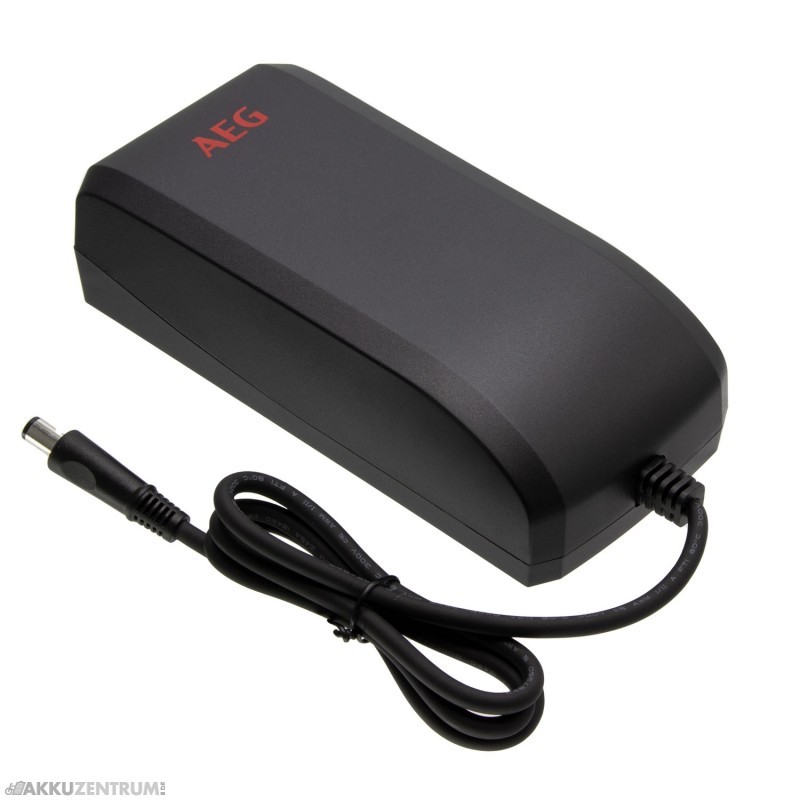 E-Bike Ladegerät AEG Ladegerät 36V 4A mit 3-poligem Rundstecker (7,4 / 5 mm) für AEG SideClick und Downtube Akkus von ST Chargers