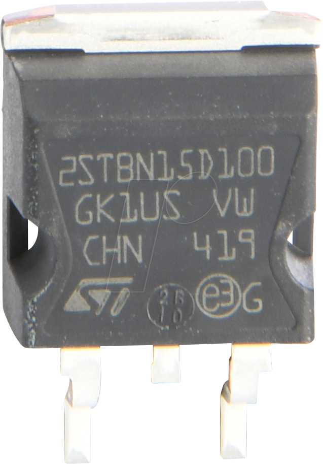 2STBN15D100 - Darlington-Transistor, NPN, 100V, 12A, 70W, D2PAK 2STBN15D100 - Darlington-Transistor, NPN, 100V, 12A, 70W, D2PAK von STMICROELECTRONICS