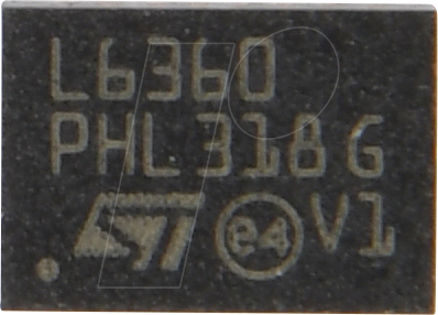 L6360 STM - IO-Link Master Transceiver,400Kbps,VFQFPN-26 von ST MICROELECTRONICS