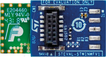 STEVAL-STWINWFV1 - ISM43362-M3G-L44-E 802.11 Wireless LAN Erweiterungsplatine von ST MICROELECTRONICS