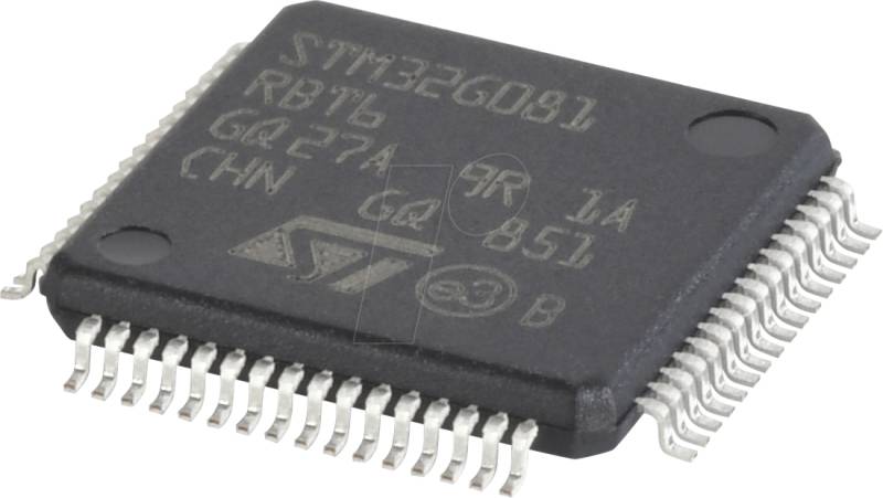 STM32G081RBT6 - ARM®Cortex®-M0+ Mikrocontroller, 32-bit, 2-3,6V, 128KB, LQFP-64 von ST MICROELECTRONICS