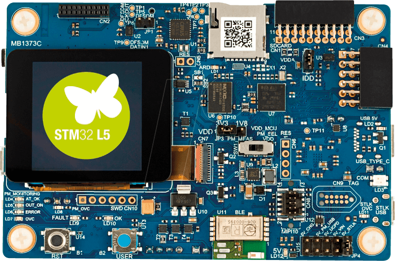 STM32L562E-DISC - Discovery-Kit, STM32L562E, TFT von ST MICROELECTRONICS