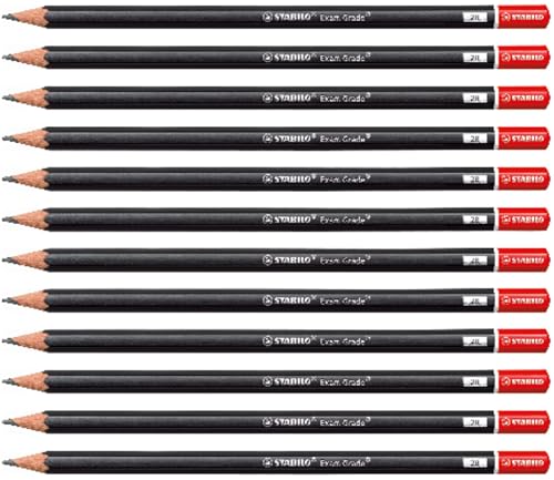 STABILO - Bleistift - Exam Grade - 12er Pack - Härtegrad 2B von STABILO