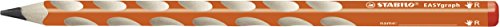 Ergonomischer Dreikant-Bleistift für Rechtshänder - STABILO EASYgraph in orange - Einzelstift - Härtegrad HB von STABILO