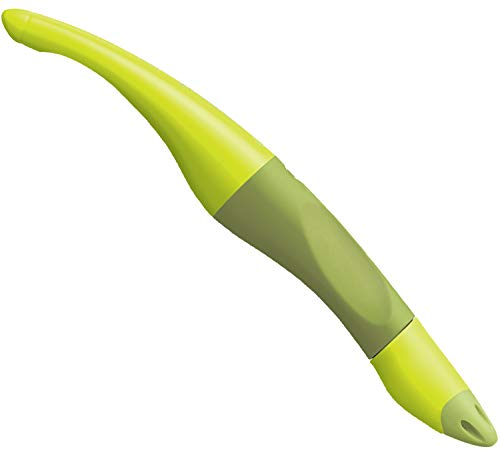 Ergonomischer Tintenroller für Linkshänder - STABILO EASYoriginal in limette/grün - blau (löschbar) - inkl. Patrone von STABILO
