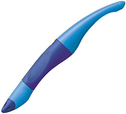 Ergonomischer Tintenroller für Rechtshänder - STABILO EASYoriginal in dunkel-/hellblau - blau (löschbar) - inkl. Patrone von STABILO