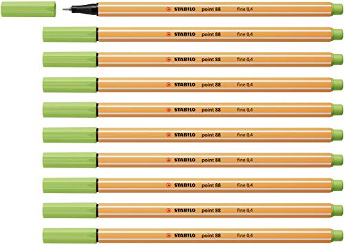 Fineliner - STABILO point 88 - 10er Pack - pistazie von STABILO