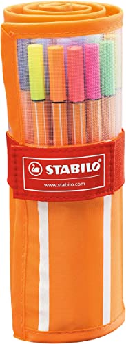 Fineliner - STABILO point 88 - 30er Rollerset - mit 30 verschiedenen Farben von STABILO