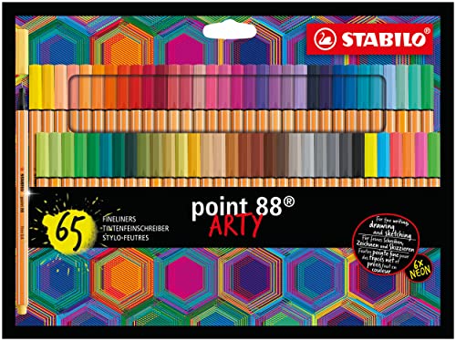 STABILO - Fineliner - point 88 - ARTY - 65er Pack - mit 65 verschiedenen Farben STABILO - Fineliner - point 88 - ARTY - 65er Pack - mit 65 verschiedenen Farben von STABILO