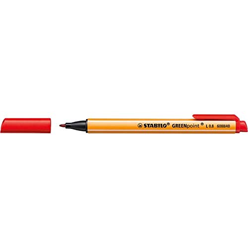 Greenpoint Marker - Rot - Spitze 0,8 mm - Stabilo Greenpoint Marker - Rot - Spitze 0,8 mm - Stabilo von STABILO