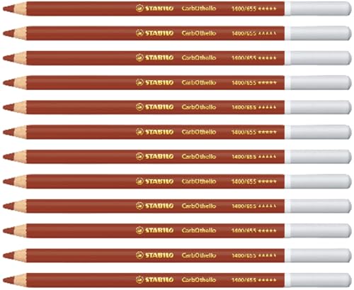 STABILO - Pastellkreidestift - CarbOthello - 12er Pack - englischrot dunkel STABILO - Pastellkreidestift - CarbOthello - 12er Pack - englischrot dunkel von STABILO