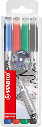 STABILO - Permanent-Marker - Write-4-all - medium - 4er Pack - blau, rot, grün, schwarz STABILO - Permanent-Marker - Write-4-all - medium - 4er Pack - blau, rot, grün, schwarz von STABILO