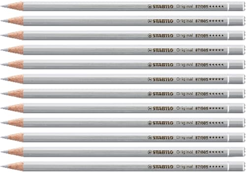 STABILO - Premium-Buntstift - Original - 12er Pack - silber von STABILO