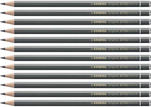 Premium-Buntstift - STABILO Original - 12er Pack - warmgrau 5w von STABILO