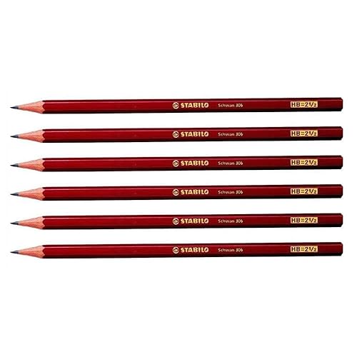 STABILO Bleistift Schwan, sechseckig, Härtegrad: HB VE=6 von STABILO