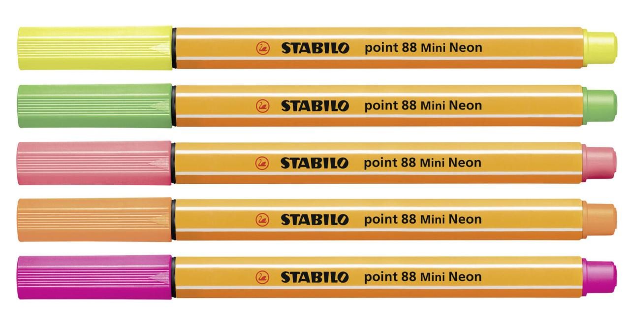 STABILO Fineliner Point 88 0.4 mm Mehrfarbig von STABILO