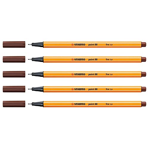 STABILO Fineliner point 88, Strichstärke: 0,4 mm, braun VE=5 STABILO Fineliner point 88, Strichstärke: 0,4 mm, braun VE=5 von STABILO