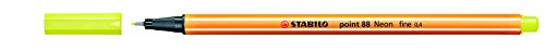 Fineliner - STABILO point 88 - 3er Pack - Gelb von STABILO
