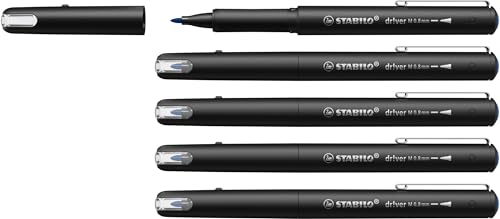 STABILO - Premium-Filzschreiber - dr!ver - 5er Pack - blau STABILO - Premium-Filzschreiber - dr!ver - 5er Pack - blau von STABILO