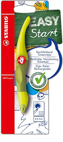 STABILO Tintenroller mit ergonomischer 10 EASYoriginal 0,5 mm Rechtshänder hellgrün/dunkelgrün von STABILO