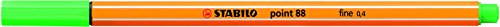 STABILO point 88, Fineliner 0,4 mm – Box von 10 Stifte - Light Emerald STABILO point 88, Fineliner 0,4 mm – Box von 10 Stifte - Light Emerald von STABILO
