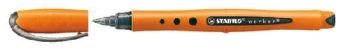 STABILO worker schwarz 1pièce (S) – Tintenroller (schwarz, orange, schwarz, 0,3 mm, Ende, 1 Stück (S)) von STABILO