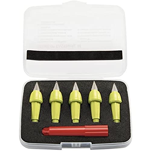 Schreibsystem für ergonomischen Schulfüller mit Standard-Feder M - STABILO EASYbirdy in gelb – 5er Pack von STABILO