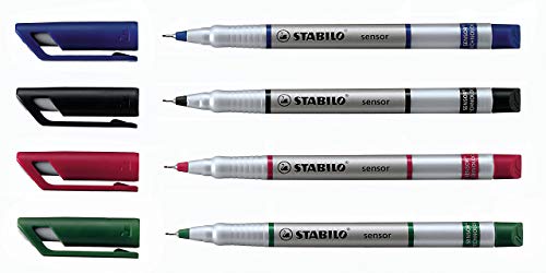 Stabilo 189/46 - Sensor Pen-Fineliner, 0,3 mm, schwarz - (3er-Pack) von STABILO
