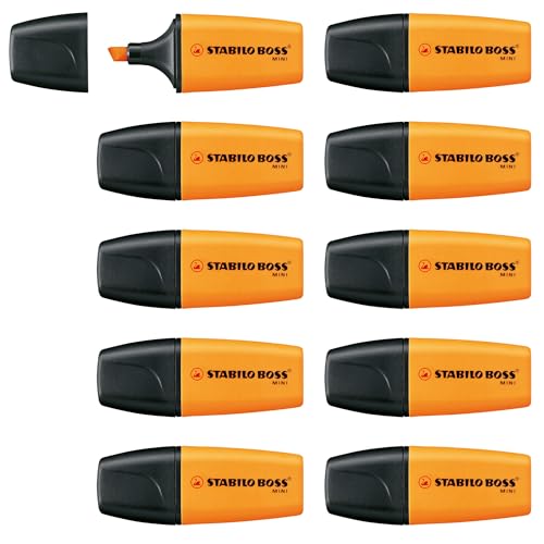 STABILO - Textmarker - BOSS MINI - 10er Pack - orange von STABILO