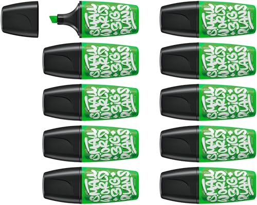 STABILO - Textmarker - BOSS MINI by Snooze One - 10er Pack - grün von STABILO