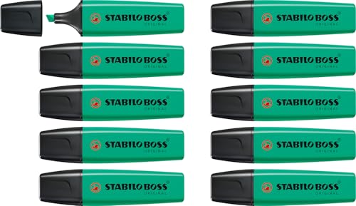 STABILO - Textmarker - BOSS ORIGINAL - 10er Pack - türkis STABILO - Textmarker - BOSS ORIGINAL - 10er Pack - türkis von STABILO