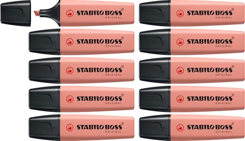 STABILO - Textmarker - BOSS ORIGINAL NatureCOLORS - 10er Pack - siena von STABILO