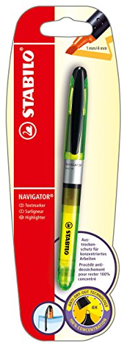 Textmarker - STABILO NAVIGATOR - gelb von STABILO