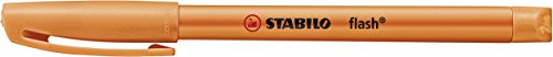 Textmarker - STABILO flash - Einzelstift - orange von STABILO