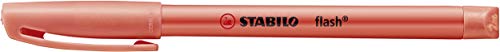 Textmarker - STABILO flash - Einzelstift - rot von STABILO