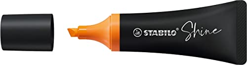 Textmarker im Tubendesign - STABILO Shine - Einzelstift - orange von STABILO