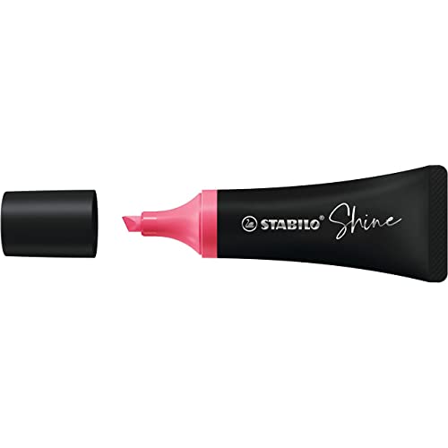 Textmarker im Tubendesign - STABILO Shine - Einzelstift - pink von STABILO