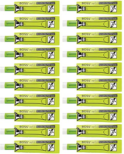 Tinte zum Nachfüllen - STABILO BOSS ORIGINAL Refill - 20er Pack - grün von STABILO