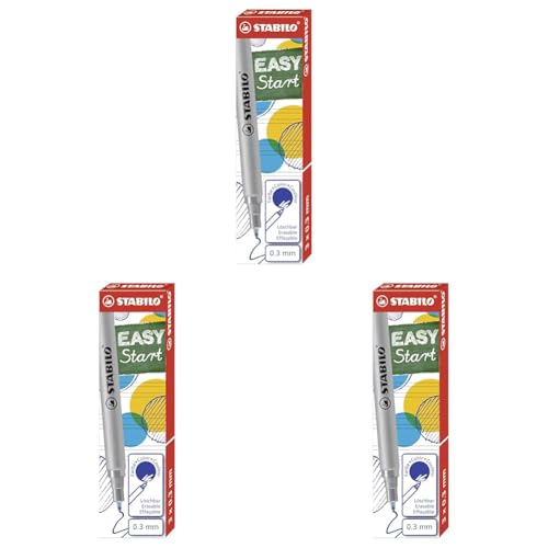 STABILO - Tintenpatronen zum Nachfüllen - EASYoriginal Refill - fine - 9er Pack - blau (löschbar) von STABILO