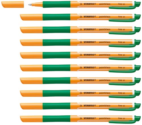 STABILO - Tintenroller - pointVisco - 10er Pack - grün STABILO - Tintenroller - pointVisco - 10er Pack - grün von STABILO