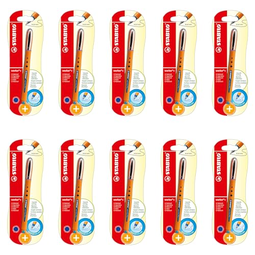 STABILO - Tintenroller - worker+ - medium - 10x Einzelstift - blau STABILO - Tintenroller - worker+ - medium - 10x Einzelstift - blau von STABILO