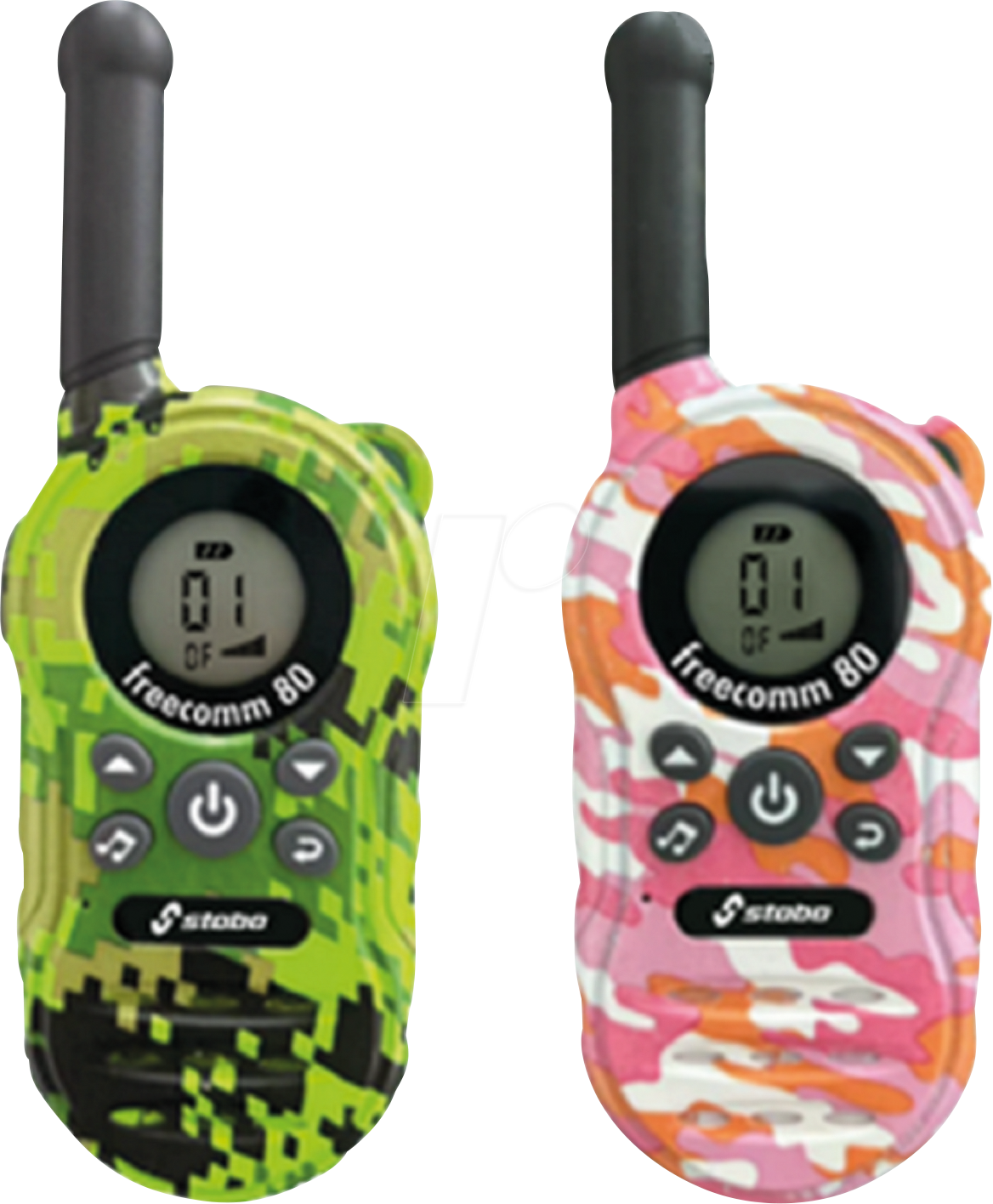STABO 20080 - PMR Funkgerät, 2er-Set, pink & grün STABO 20080 - PMR Funkgerät, 2er-Set, pink & grün von STABO