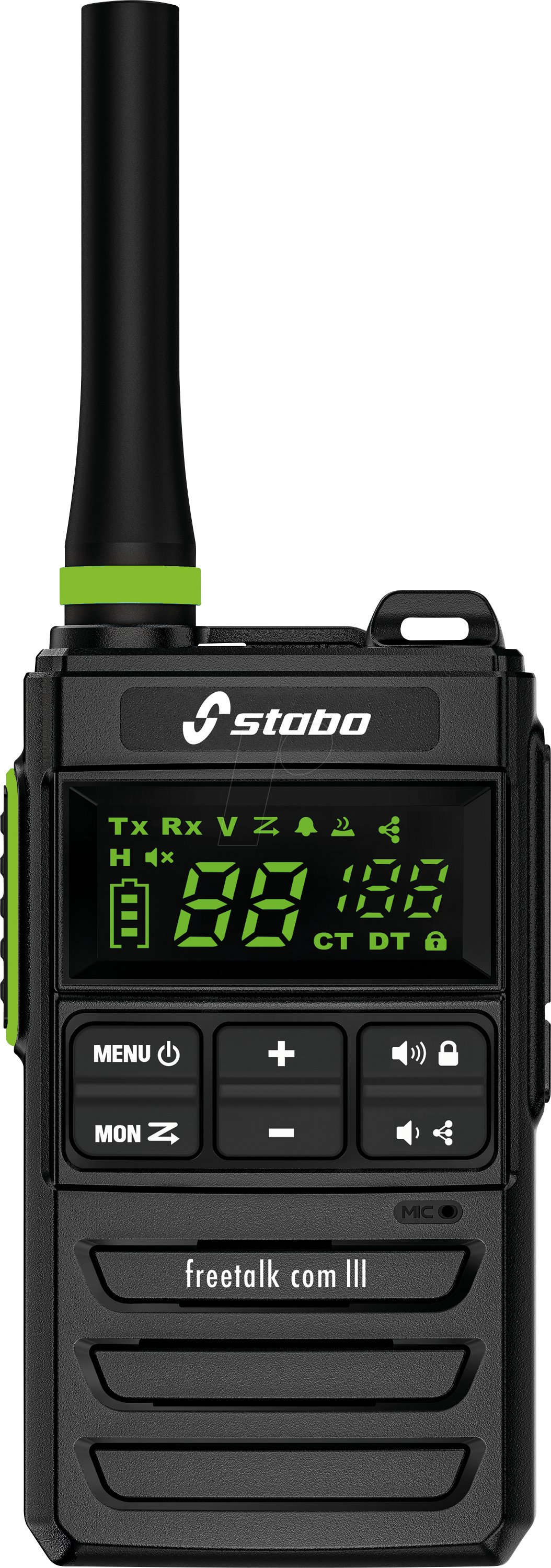 STABO 20262 - PMR Funkgerät, IP54, schwarz STABO 20262 - PMR Funkgerät, IP54, schwarz von STABO
