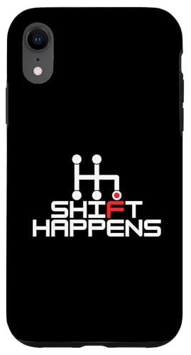 Shift Happens, Manuelle Autos, Rennen, Fahrer, Witzelspiel Hülle für iPhone XR Shift Happens, Manuelle Autos, Rennen, Fahrer, Witzelspiel Hülle für iPhone XR von STACKZzHOUSE